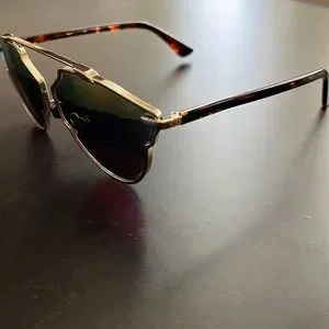 Dior So Real Tri Rainbow Rare Sunglasses dior sunglasses so real Tri Rainbow Lens Tortoise Arms Open  main image 4